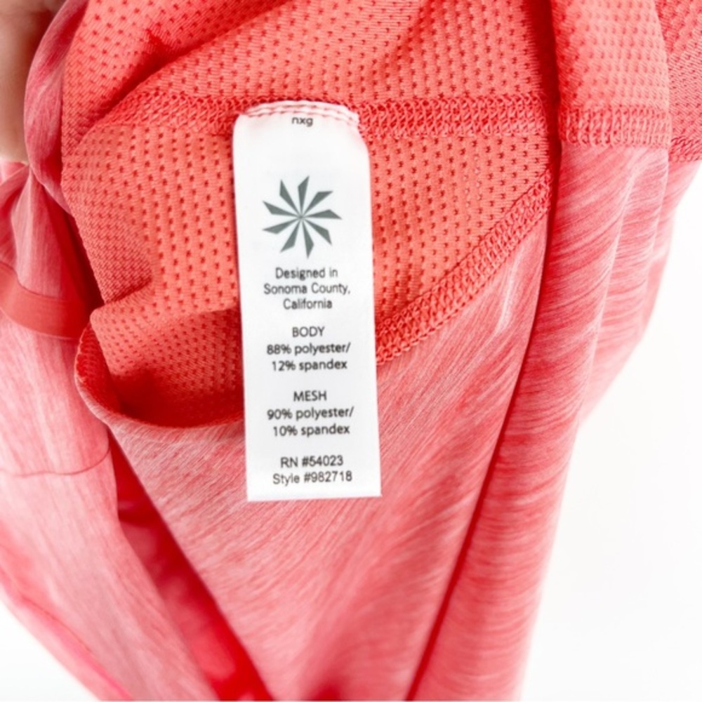 athleta Forerunner Tank Coral Sunset Racerback Size Small - Picture 6 of 8